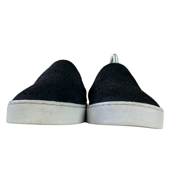 Vionic Midi Perforated Leather Slip On Sneaker Shoes Black Womens‎ Size 7 - Picture 9 of 12